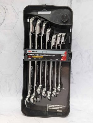 Repco 7 Pce Combination Gear Spanner Set - BP411384