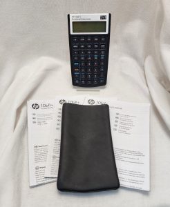 HP 10bll+ Financial Calculator with Protective Sleeve - IP411806