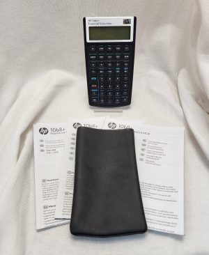 HP 10bll+ Financial Calculator with Protective Sleeve - IP411806
