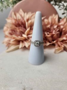 9CT YELLOW GOLD DIAMOND RING #GN407440