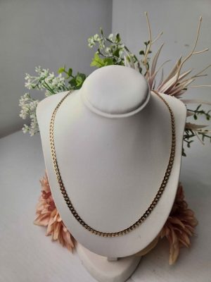 9CT YELLOW GOLD CURB LINK CHAIN #GN411353