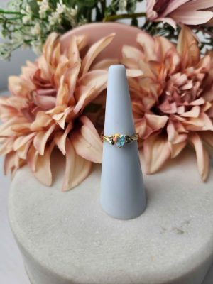 9CT YELLOW GOLD RING #GN413694