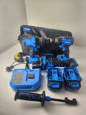 KINCROME 18V 3 PIECE BRUSHLESS DRILL-DRIVER AND GRINDER KIT #GN412806