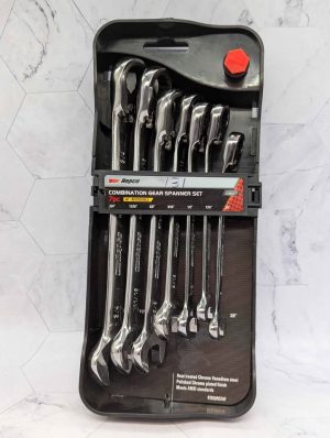 Repco 7 Pce AF Combination Gear Spanner Set - BP411383