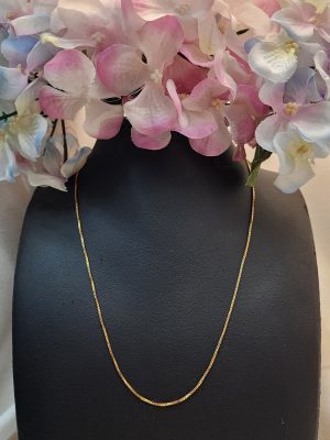 9CT Yellow Gold Box Chain - IP370768