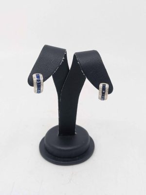 Ladies Yellow Gold Huggie Earrings - BL369083