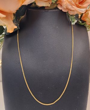 9CT Yellow Gold Curb Chain 55cm - IP374280