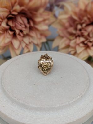 Ladies 9CT Yellow Gold Heart Locket Pendant (2.9gms) - BP409162