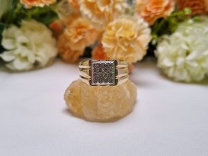 9ct Yellow Gold Cluster Ring TW403123