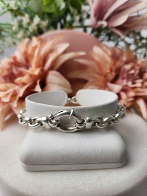 LADIES SILVER BELCHER BRACELET #GN408963