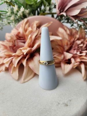 9CT YELLOW GOLD RING #GN414270