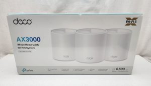 Deco AX3000 Whole Home Mesh Wi-Fi 6 System New in Box - IP410423