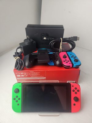 NINTENDO SWITCH CONSOLE WITH EXTRA JOY CONS #GN411256