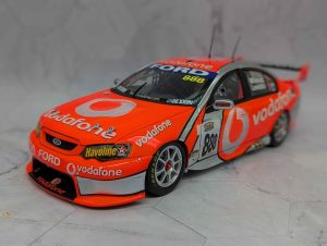 Classic Carlectables Lowndes & Whincup 2007 TeamVodafone Ford BF Falcon Model Car - BP410566