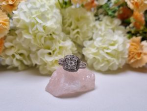 9ct Yellow Gold Cluster Set Ring TW387861