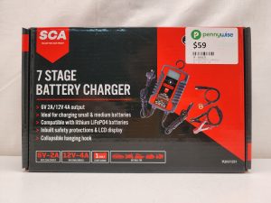 SCA 7 Stage Battery Charger New in Box - IP380521