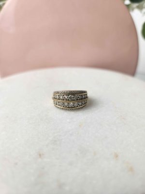 9CT YELLOW GOLD RING #GN417761