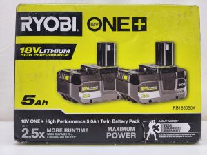Ryobi Twin Battery Pack 2x 5.0Ah New in Box - IP415549