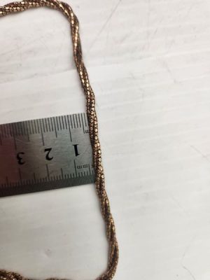 9Ct yellow Gold Twisted Rope Chain GN344815