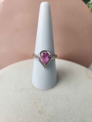 9CT WEHITE GOLD RING #GN417742