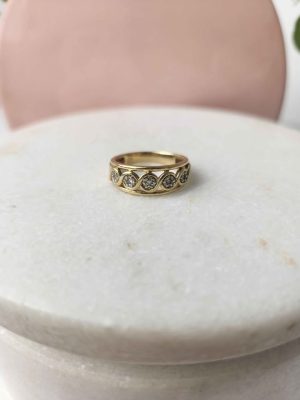 9CT YELLOW GOLD RING #GN416443