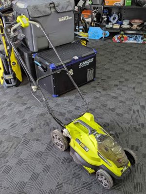 Ryobi 18V 36cm Electric Lawn Mower w/ 2Ah Battery - BP410149