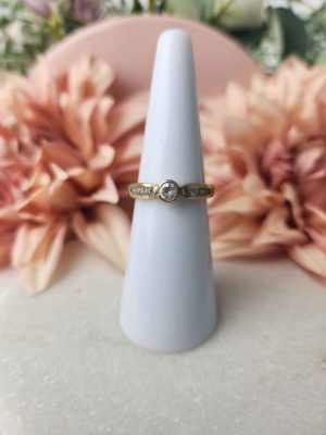 9CT YELLOW GOLD RING #GN417612