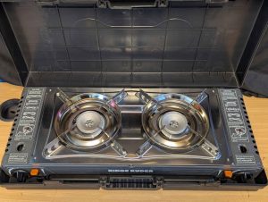 Ridge Ryder Portable Butane Double Burner Stove - BP415527