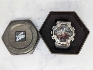 Casio G-Shock Metalized Analog-Digital Chronograph Watch (GM-110-1A) - BP419409