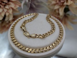 Men's 10CT Yellow Gold Curblink Chain Necklace (81.1gms) - BP412493