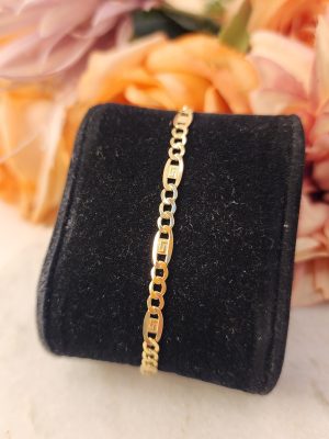 Unisex 18CT Yellow Gold Bracelet 19CM 2.5GMS - IP421217