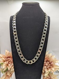 Mens Silver Curblink Chain (182.7gms) - BP422309