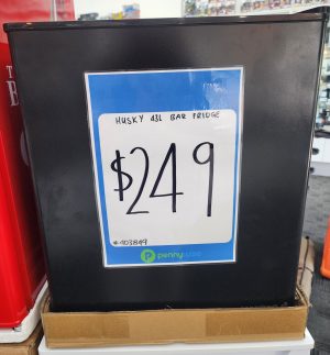 Husky 43L Black Bar Fridge Never Used - IP403849