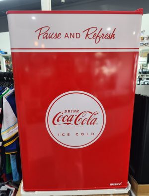 Husky 130L Solid Door Coca-Cola Bar Fridge - IP405776