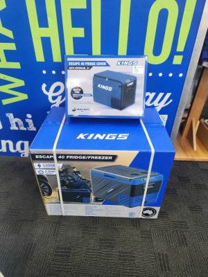 KINGS ADVENTURE 40L FRIDGE/FREEZER WITH FRIDGE COVER #GN419646