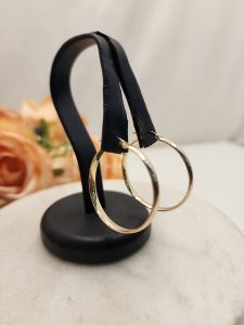 Ladies 9CT Yellow Gold Hoop Earrings - IP419109
