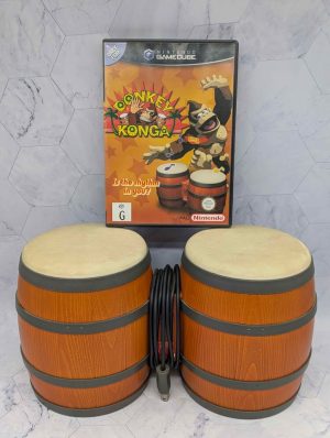 Nintendo GameCube Donkey Konga Video Game w/ Bongo Accessory - BP425457