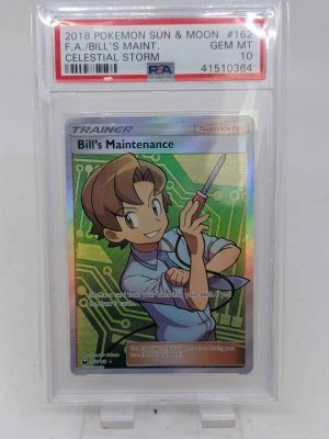 PSA Graded Bills Maintenance Pokemon Card - BL428108
