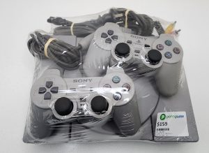 Sony PS1 Console with 2x Controllers and Power Cords - IP422357