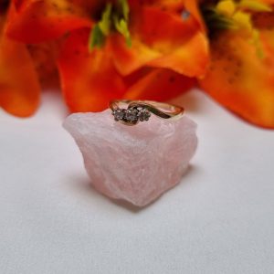 9ct Yellow Gold Three-Stone Ring TW424460