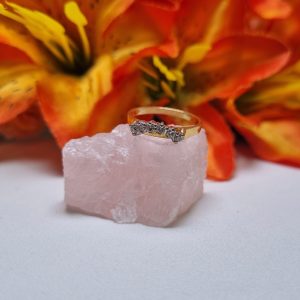 18ct Yellow Gold Claw Set Ring TW383477