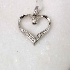 9ct heart pendant #GN370809