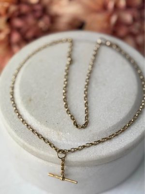 9ct yellow gold fob chain #GN421077