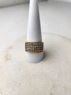 9ct Yellow Gold Diamond Ring GN423897