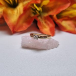 9ct Yellow Gold Claw Set Solitaire Ring TW395983