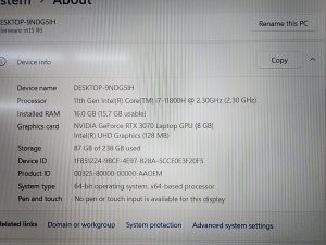 Alienware Dell Laptop - IP424882