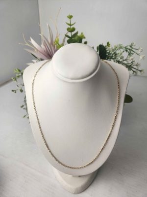 18ct gold belcher necklace #GN419530