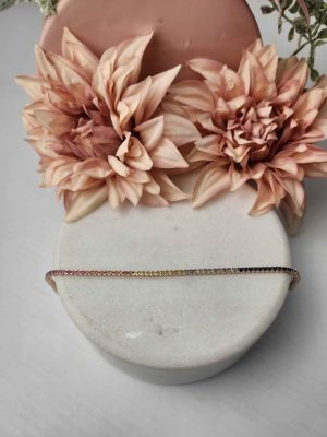 9ct Rose Gold tennis Bracelet (Valuated) #GN392964