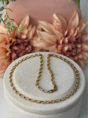 9ct yellow gold belcher necklace #GN421071