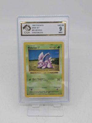 Graded Base Set Nidoran Pokemon Card - BL405930